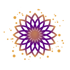 logo purple w spots